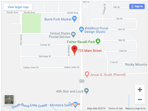 Stevensville Map